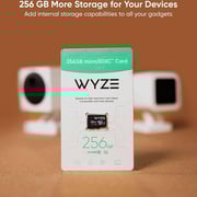 Wyze Expandable Storage MicroSDHC Card 256GB Black WYZEMSD256C10
