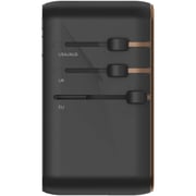 Momax 1 Pc 1-World 170W 4 Port Travel Adaptor Desert Titanium