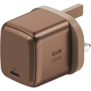 Momax 1 Port Gan 65W Charger Desert Titanium