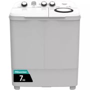 Hisense Twin Tub Washing Machine 7kg with Rust-Proof Body – WSBE701