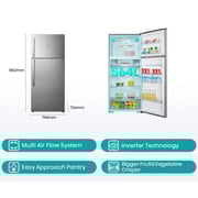 Hisense 564L Inverter Top Mount Refrigerator – RT73W2NLI