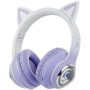 Smartix SMBTHGLS Immerse-X Junior Wireless On Ear Kids Headsets Purple/White