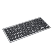 Manhattan Ultra Slim Dual-Mode Wireless Keyboard - Dark Gray / Black