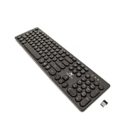 L'AVVENTO 2.4G Wireless Keyboard – US+Arabic layout Injection – Black- KB206