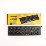 L'AVVENTO 2.4G Wireless Keyboard – US+Arabic layout Injection – Black- KB206