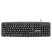 Manhattan Wired Keyboard and Optical Mouse Set - Black - KB707