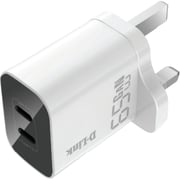 D-Link Dual USB GaN Wall Charger White