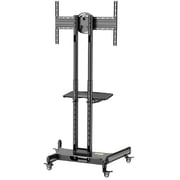Beetec Mobile TV Cart Stand Black