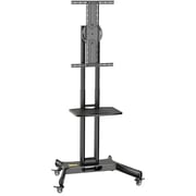 Beetec Mobile TV Cart Stand Black