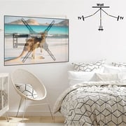 Beetec Single Arm Swivel TV Wall Mount Black