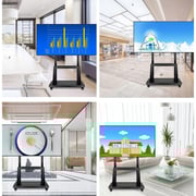 Beetec Mobile TV Cart Stand Black