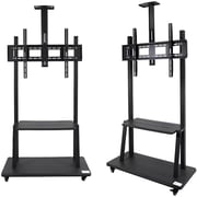 Beetec Mobile TV Cart Stand Black