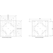 Beetec Portrait TV Wall Mount White