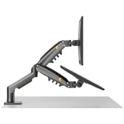 North Bayou Gas Spring Monitor Arm Wall Mount Black