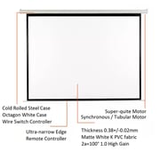 Beetec Projector Screen White