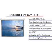 Beetec Projector Screen White