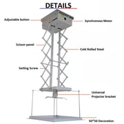 Beetec Motorized Projector Lifter White