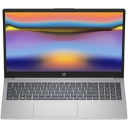 HP (2024) Laptop - AMD Ryzen 7-7730U / 15.6inch FHD / 512GB SSD / 16GB RAM / AMD Radeon Graphics / Windows 11 Home / English & Arabic Keyboard / Natural Silver / Middle East Version - [15-FC0049NE]