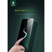 Green Lion 3D Silicone Plus Advanced Privacy Edge Screen Protector Black/Clear iPhone 16 Pro Max