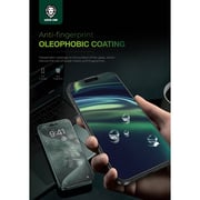 Green Lion 3D Silicone Plus Advanced Privacy Edge Screen Protector Black/Clear iPhone 16 Pro Max