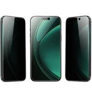 Green Lion 3D Silicone Plus Advanced Privacy Edge Screen Protector Black/Clear iPhone 16 Pro Max
