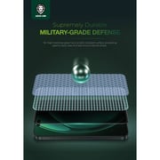 Green Lion 3D Silicone Plus Advanced Privacy Edge Screen Protector Black/Clear iPhone 16 Pro