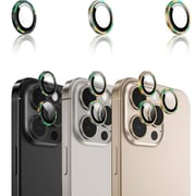 Green Lion Camo Lens Protector Natural Titanium iPhone 16 Pro/iPhone 16 Pro Max
