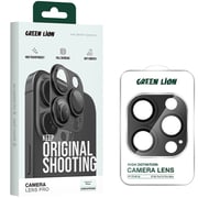 Green Lion Lens Protector Black Titanium iPhone 16 Pro/iPhone 16 Pro Max