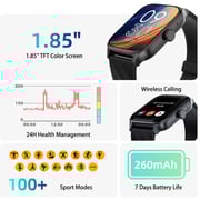 Weofly WFAC503BL Active Smartwatch Black