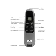 L'avvento 2.4GHz Wireless Presenter with air mouse and Motion Sensor and red laser pointer up to 20-meter - MO997