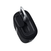 L'AVVENTO Waterproof Speaker IPX7 5.5W 1500mAh TWS Voice Assistance Metal Carabiner - Black
