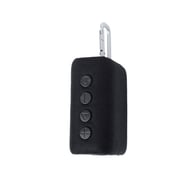 L'AVVENTO Waterproof Speaker IPX7 5.5W 1500mAh TWS Voice Assistance Metal Carabiner - Black