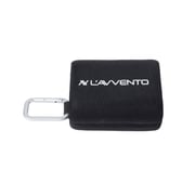L'AVVENTO Waterproof Speaker IPX7 5.5W 1500mAh TWS Voice Assistance Metal Carabiner - Black