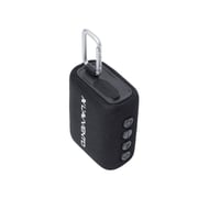 L'AVVENTO Waterproof Speaker IPX7 5.5W 1500mAh TWS Voice Assistance Metal Carabiner - Black