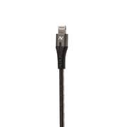 L'AVVENTO Flexible And heave duty - Metal MFI Type-C to Lightning Cable 1M, Silver - MP533
