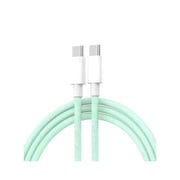 L'AVVENTO USB-C To USB-C Cable New Woven 60W 1.2M - Green