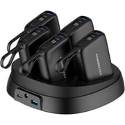 Powerology 5-in-1 Power Bank 10000mAh Black PPBCHA48BK