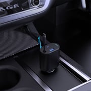 Powerology Dual Port Car Charger 1m Black