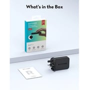 RavPower PD Pioneer 65W 2-Port Wall Charger Black