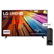 LG 75 Inch 4K Smart TV UHD AI UT80 with AI Magic Remote, HDR10, webOS24 Model 75 Year (2024) - 75UT80006LB