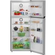 Beko No-Frost Refrigerator, 367 Liters, Inverter, Brushed Silver - RDNE420K02DXISEG