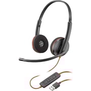 Poly Plantronics 209745-101 Blackwire C3220 Wired Over Ear Headset Black