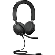 Jabra HSC131 Evolve2 40 Wired Over Ear Headset Black