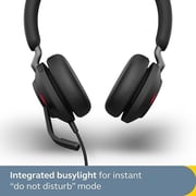 Jabra HSC131 Evolve2 40 Wired Over Ear Headset Black