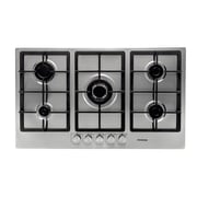 Kenwood Built In Gas Hob, 5 Burners, 90 cm, Stainless Steel - HOB90.000SS