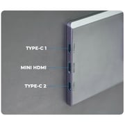 V2COM Z2 FHD Portable Triple Monitor Border Screen Extender 15.6inch