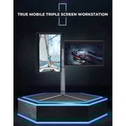 V2COM Z2 FHD Portable Triple Monitor Border Screen Extender 15.6inch