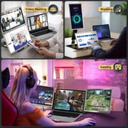 V2COM A0-S6 FHD Rotation Laptop Screen Extender 15.6inch