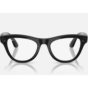 Ray-Ban 601/CH52 Meta Skyler Smart Glasses Shiny Black