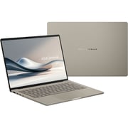 Asus Zenbook 14 (2025) Laptop - Snapdragon X Elite-X1E-78 100 / 14inch WUXGA / 1TB SSD / 32GB RAM / Qualcomm Adreno Graphics / Windows 11 Home / English & Arabic Keyboard / Zabriskie Beige / Middle East Version - [UX3407RA-QD906W]